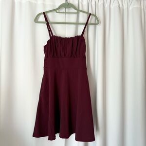NWT Forever 21 Red Wine Sleeveless Mini Cocktail Dress Size Medium